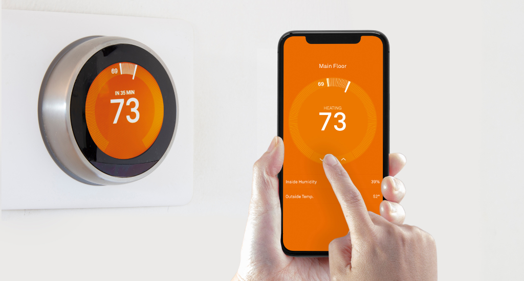 remotely controlled smart thermostat