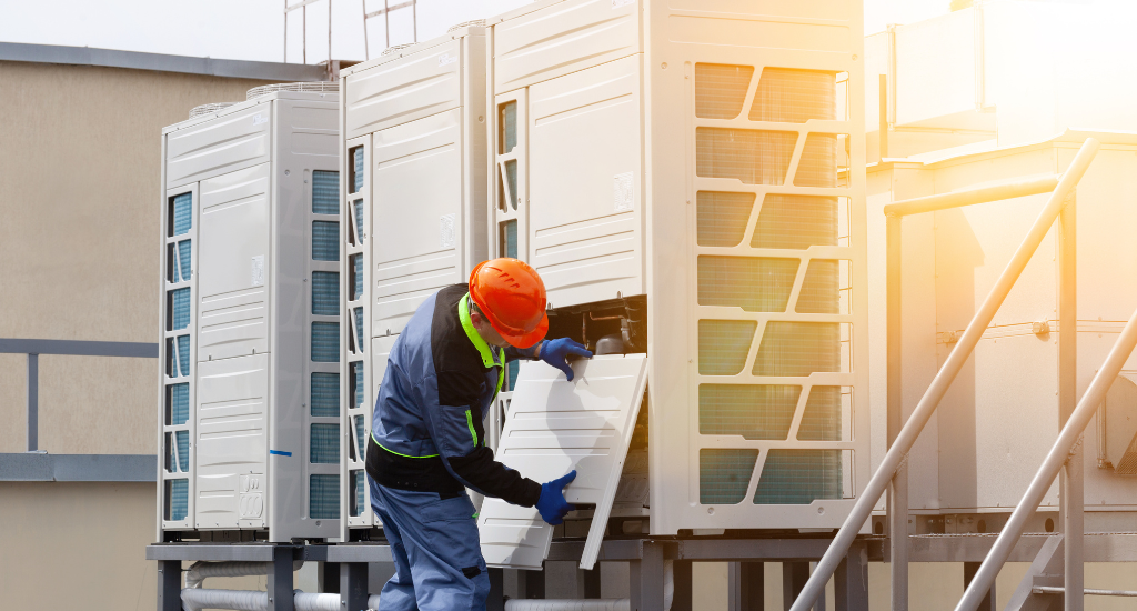 Professional maintenance for AC efficiency